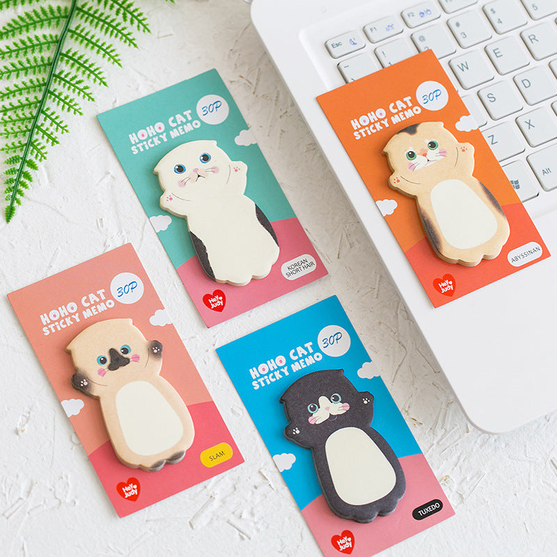 Berry Bear Purr-fect Sticky Memo Pads